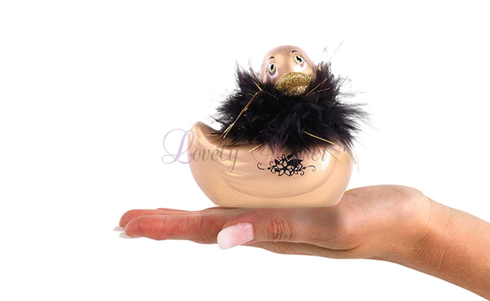canard vibromasseur Mini canard fourrure vibrant rose