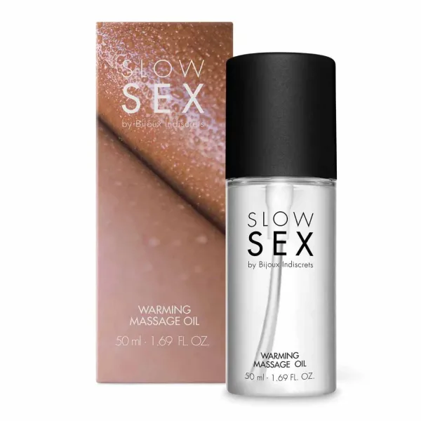 Huile de massage chauffante - Slow Sex